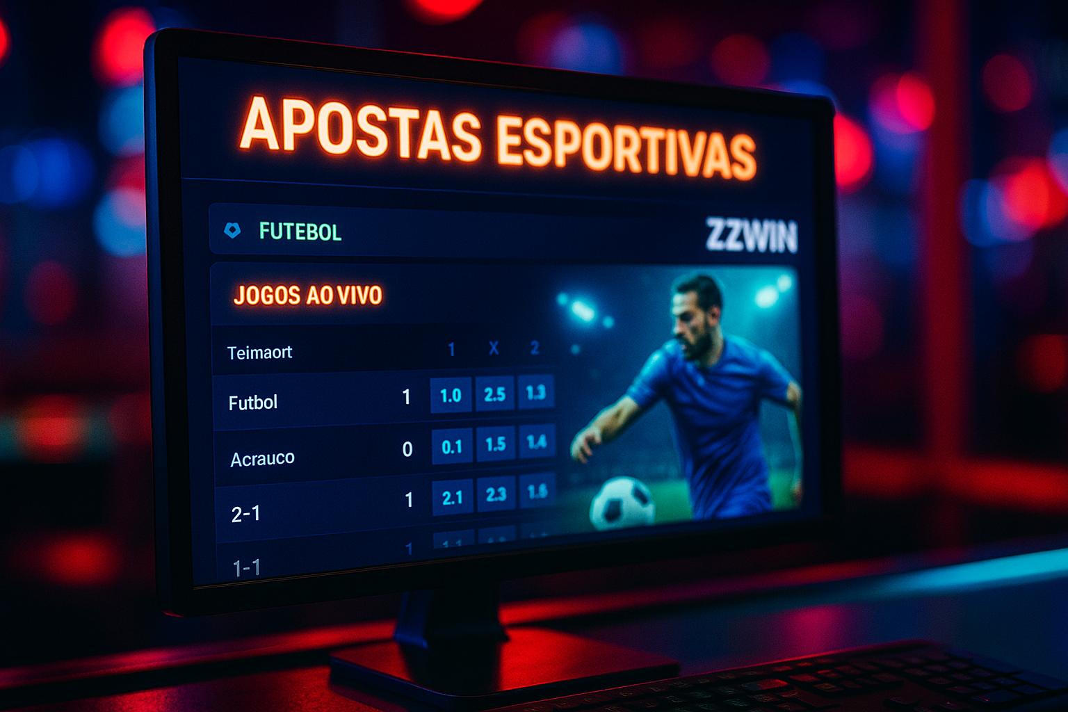 Apostas esportivas no cassino online ZZWIN