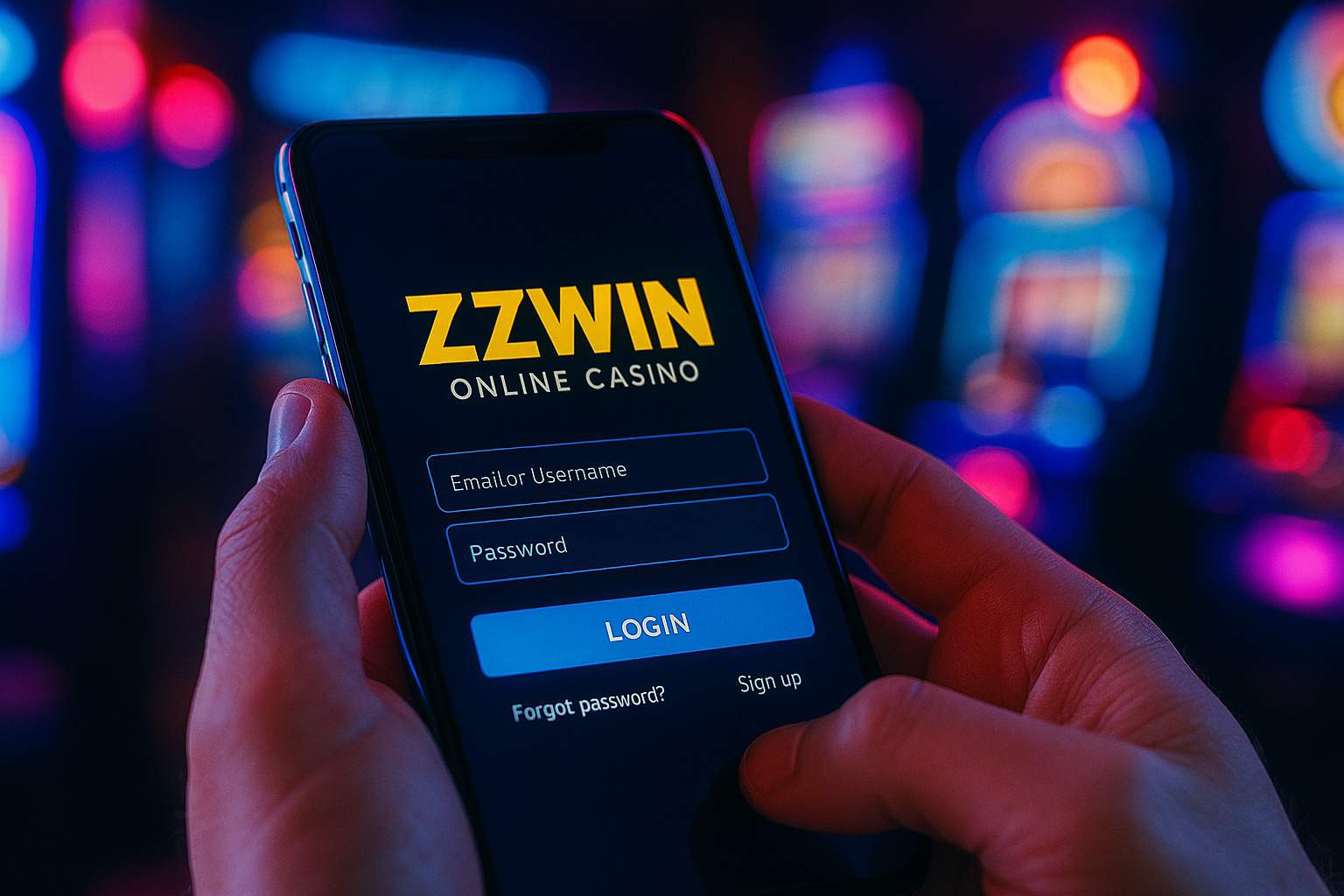 Login no Cassino ZZWIN